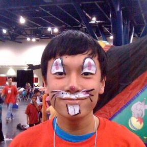 bunny facepainting easter kids
