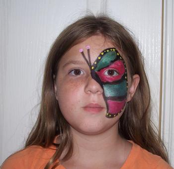 butterfly face painting
